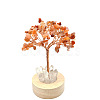 Natural Carnelian Chips Tree Night Light Lamp Decorations PW-WG63079-05-1