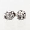 Barrel Tibetan Silver Spacer Beads X-A575-NF-3