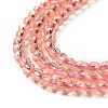 Transparent Glass Beads Strands LS-GLAA-H021-04-27-5