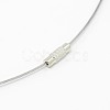 201 Stainless Steel Wire Necklace Cord TWIR-SW001-5-2