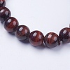 Natural Tiger Eye Beaded Stretch Bracelets BJEW-I253-10mm-13-3