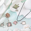 6Pcs 6 Styles 304 Stainless Steel Pendant Cabochon Settings STAS-TA0001-47A-7