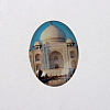 The White House Photo Glass Oval Cabochons X-GGLA-N003-18x25-F21-1