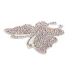 Nbeads Butterfly Glass Rhinestone Patches DIY-NB0005-13-3