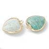 Natural Amazonite Pendants G-B009-03G-B-2