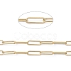 PVD Vacuum Plating 304 Stainless Steel Paperclip Chains CHS-L022-02P-G-1