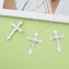 Alloy Crucifix Cross Pendants EC1053-P-5