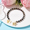 Glass Round Beaded Cuff Bangles BJEW-JB09964-04-2