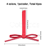 4Pcs 4 Colors PU Leather Ornament Accessories DIY-CA0005-50-2