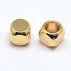Brass Cube Beads X-KK-M085-A-07G-NR-2