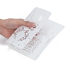 Plastic Reusable Drawing Painting Stencils Templates DIY-F018-B19-5