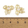 Brass Micro Pave Clear Cubic Zirconia Pendants KK-L212-05G-3
