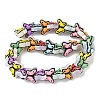 Transparent Glass Enamel Beads LAMP-C023-03-2