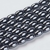 Non-Magnetic Synthetic Hematite Beads G-H1078-1-1