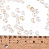 3/0 Baking Paint Transparent Colours Glass Round Beads SEED-L011-13A-09-4