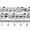 Synthetic Moonstone Beads Strands G-P528-J01-08-4