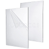 2 Sheets Rectangle Acrylic Sheet AJEW-BC0011-38A-1