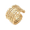 Flower 304 Stainless Steel Finger Rings Components SA-CBA45D5-14G-1