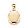 Brass Micro Pave Cubic Zirconia Locket Pendants KK-A161-40A-G-2