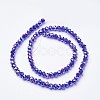 Electroplate Glass Beads Strands EGLA-D020-3x2mm-67-2