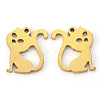 PVD Vacuum Plating 304 Stainless Steel Charms STAS-N092-69G-2