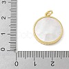 Brass Micro Pave Cubic Zirconia Pendants KK-K298-16G-02-3