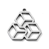 Non-Tarnish 304 Stainless Steel Pendants STAS-D036-05P-1