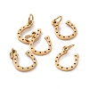 Ion Plating(IP) 304 Stainless Steel Charms STAS-S105-T519G-3