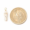 Natural White Jade Pendants PALLOY-JF01453-07-3