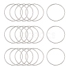 Tarnish Resistant 304 Stainless Steel Linking Ring LS-X-STAS-T047-15C-1
