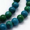 Synthetic Chrysocolla Beads Strands X-G-I199-34-8mm-3