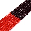 Transparent Glass Beads Strands GLAA-N074-01A-20-2