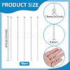 30Pcs 925 Sterling Silver Ball Head Pins STER-PH0003-15-4