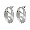 Non-Tarnish 304 Stainless Steel Stud Earring Findings STAS-L024-005P-01-1