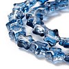 Transparent Glass Beads Strand GLAA-F112-02H-4