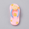 Opaque Resin Cabochons RESI-WH0077-32A-1