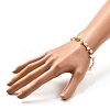 Natural Pearl Braided Bangle for Girl Women BJEW-JB06830-01-3
