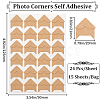 15 Sheets Photo Mounting Corners DIY-GF0007-23-2