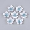Flower Acrylic Bead Caps SACR-T017-51E-1