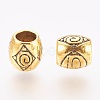 Tibetan Style European Beads LS-GLF0932Y-2
