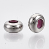 304 Stainless Steel Beads STAS-N087-18C-2