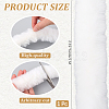 Faux Fur Chenille Stick Fabric Roll for Christmas Tree Decor or Wreath Bows Craft FIND-WH20003-95F-2