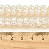 Transparent Spray Painted Glass Beads Strands GLAA-P066-01C-5