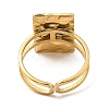 304 Stainless Steel Open Cuff Rings RJEW-Z018-17G-3