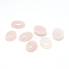 Natural Rose Quartz Gemstone Cabochons G-T020-12x16mm-17-1