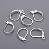 Brass Leverback Earring Findings X-KK-H670-S-NF-1