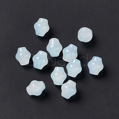 Opaque Glass Beads GLAA-F117-04D-1
