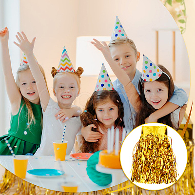 Plastic Foil Fringe Curtains DIY-WH0028-106C-1