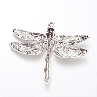 Tibetan Style Alloy Big Pendants TIBE-S302-01AS-NR-1