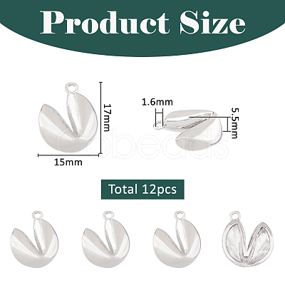 12Pcs Brass Pendants KK-HS0001-83P-1